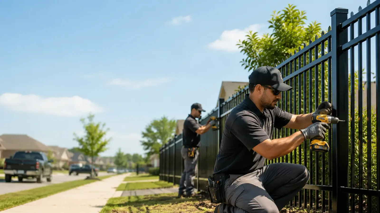 Metal Fence Installation in Converse, LA